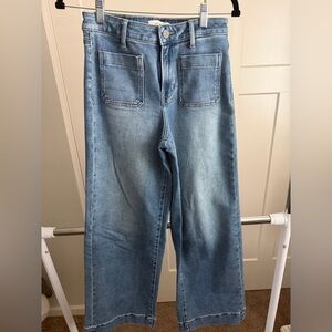 Hidden Jeans High Rise Wide Leg Jeans Size 26